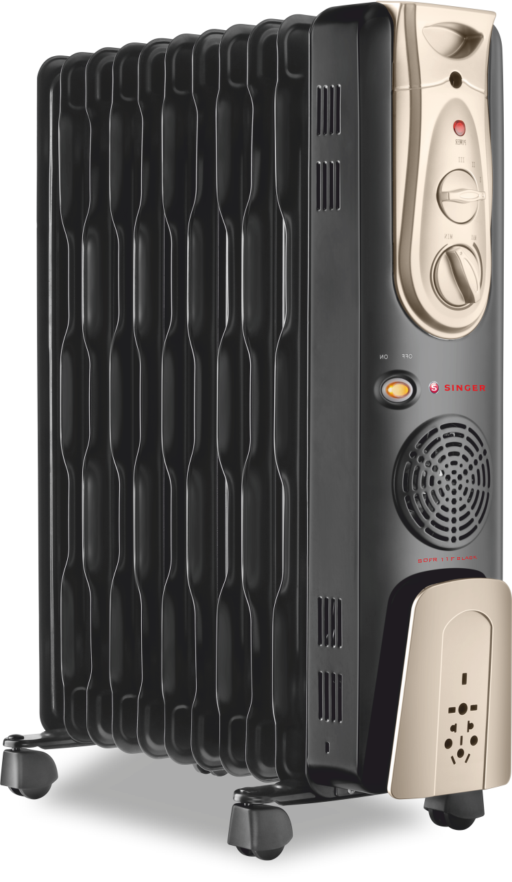 Singer OFR 11F 2900 Watt Black- Room Heater